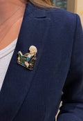 Classic Jurist Enamel Pin